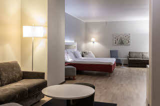 sofabed in superior plus at scandic kaisaniemi in helsinki