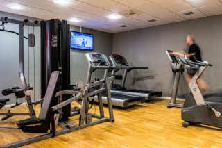 Treningsrom hotell Scandic Swania Trollhättan