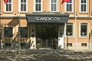 Fasade hotell Scandic CH Gävle