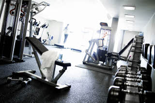 Gym of Scandic Front in Copenhagen