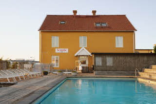 Basseng oversikt hotell Scandic Visby
