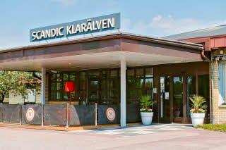Inngang hotell Scandic Klarälven Karlstad