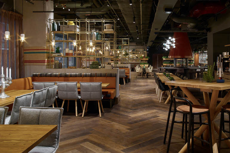 Restaurant overview Downtown Camper by Scandic in Stockholm