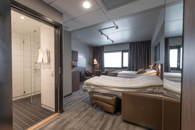 family room at scandic sortland