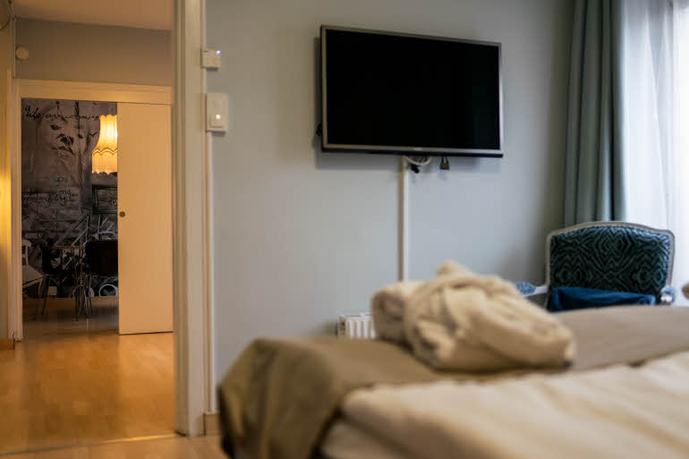 Junior suite seng Scandic Malmen Stockholm