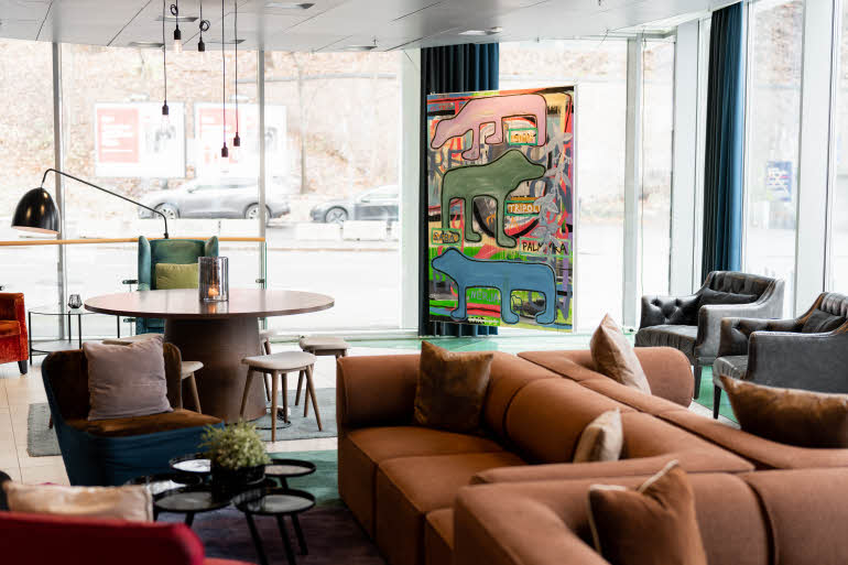Lobby på Scandic Vulkan