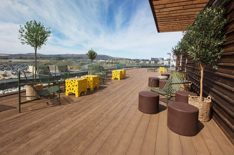 Roof top terrace
