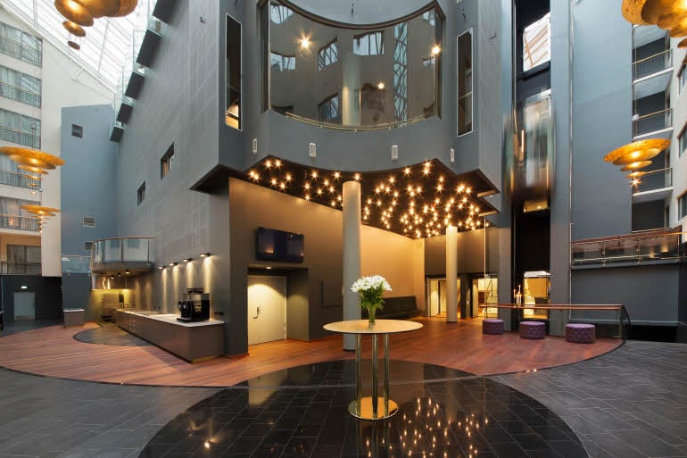 Lobby, Scandic St. Olavs plass