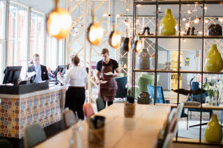 Lobby hotell Scandic Svolvær Lofoten