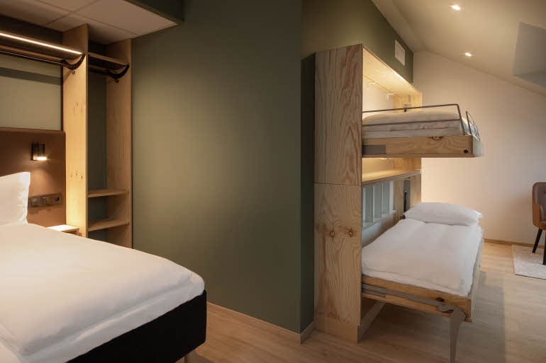 Sengeplasser i Junior-suite