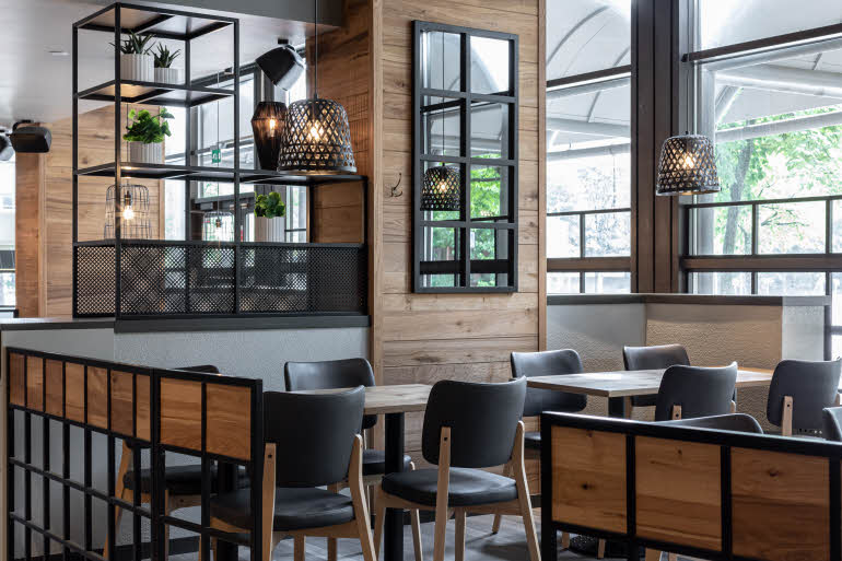 restaurant at scandic pasila in helsinki finland