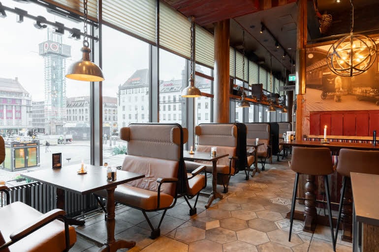 Frokostområdet på scandic byporten
