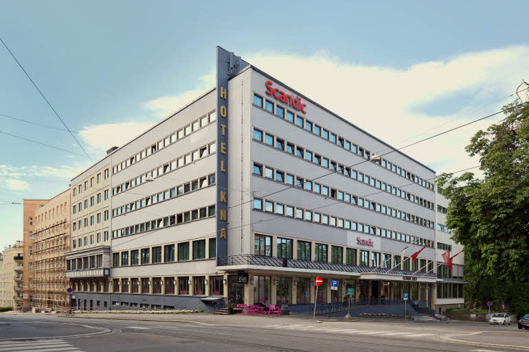 Hotellfasade, Scandic Solli