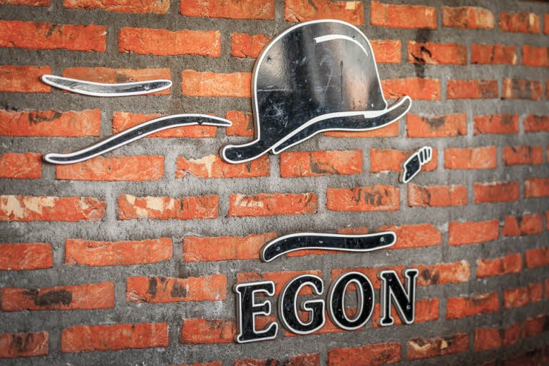 Vegg på restaurant Egon, Scandic Byporten