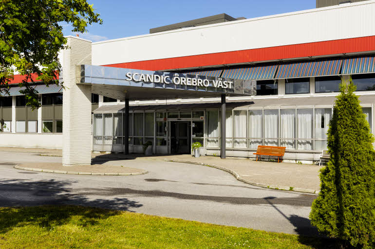 Fasade hotell Scandic Örebro Väst