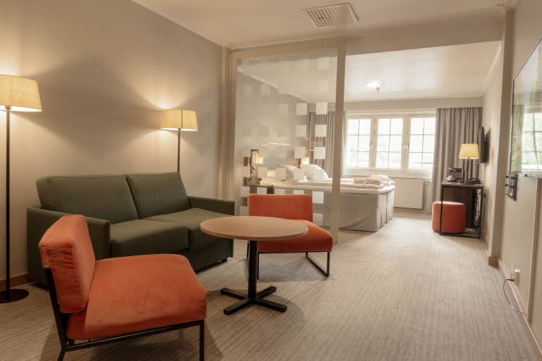 Junior suite på scandic victoria lillehammer