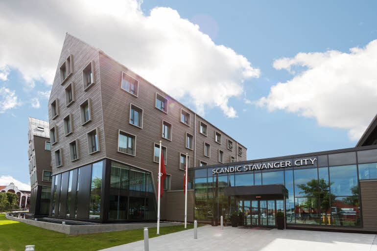 Hotellfasade og hovedinngang, Scandic Stavanger City
