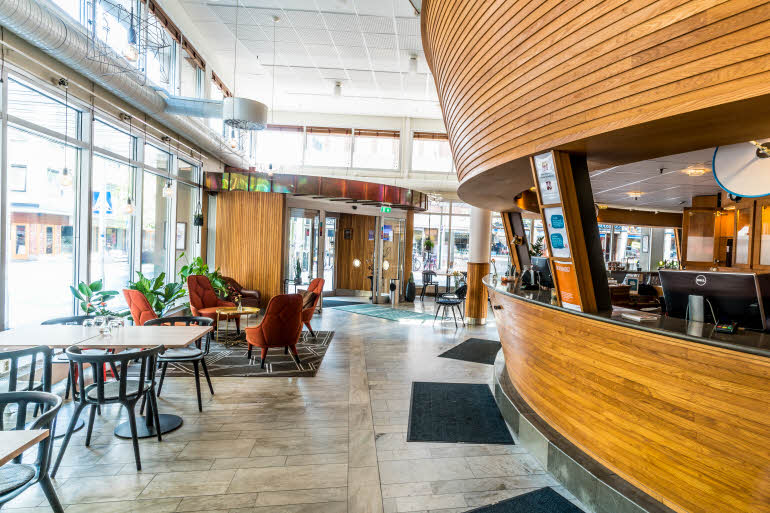 Resepsjon hotell Scandic Portalen Jönköping