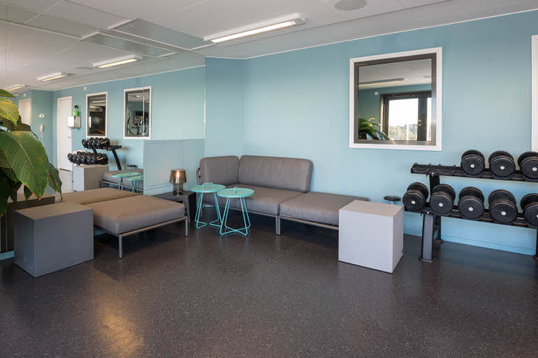 Treningsrom hotell Scandic Laholmen