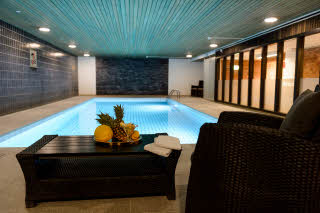 Indoor pool hotel Scandic Borlange Sweden