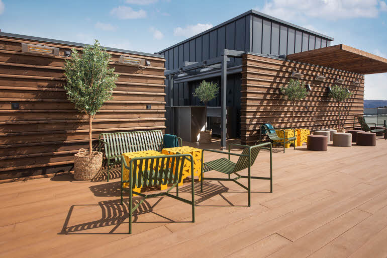 Roof top terrace