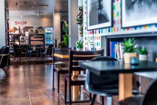 lobby at scandic front