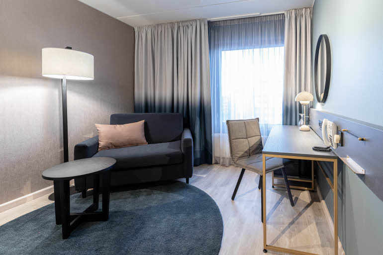 room standard family at scandic jyvaskyla station in finland