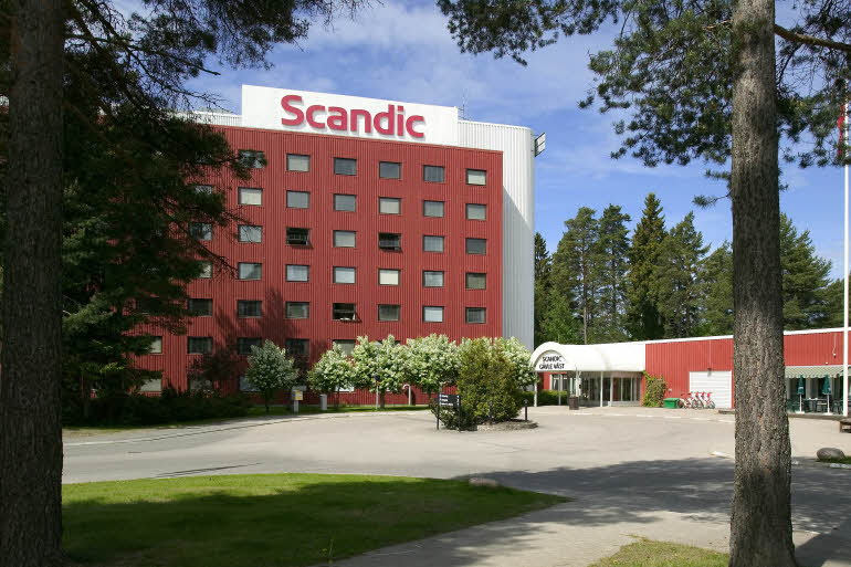 Fasade oversikt Scandic Gävle Väst