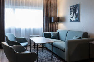 room junior suite at scandic pasila in helsinki finland