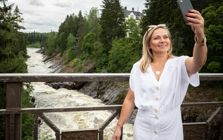 Imatrankoski og Scandic Imatran Valtionhotelli