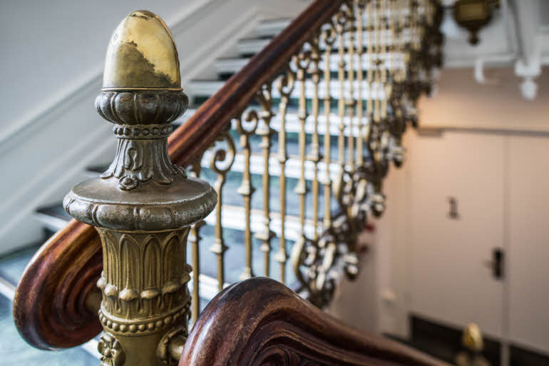 Orginal stairs from 1884, Scandic Webers