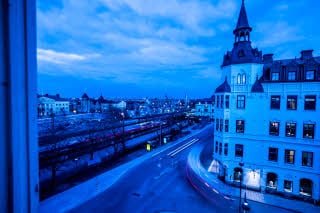 Utsikt hotell Scandic CH Gävle