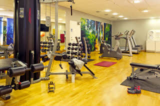 Treningsrom hotell Scandic Backadal