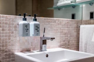 soaps in bathroom at scandic front