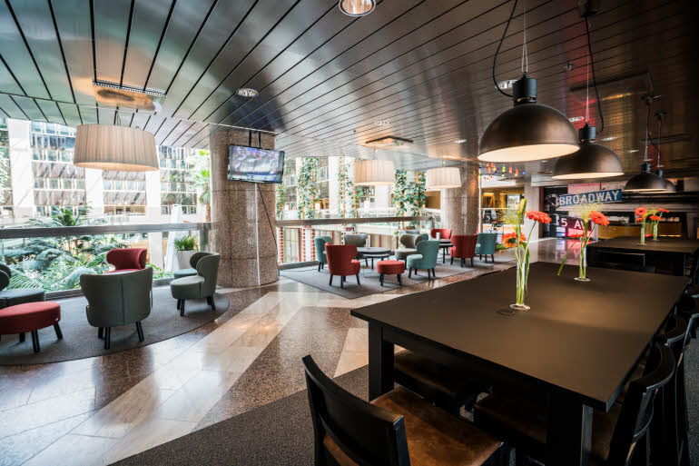 Meeting area conference lounge Scandic Infra City