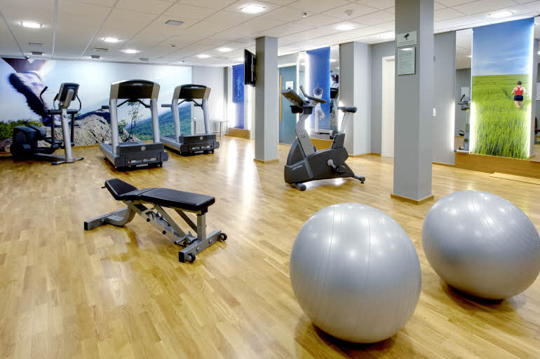 Treningsrom hotell Scandic Aalborg Øst