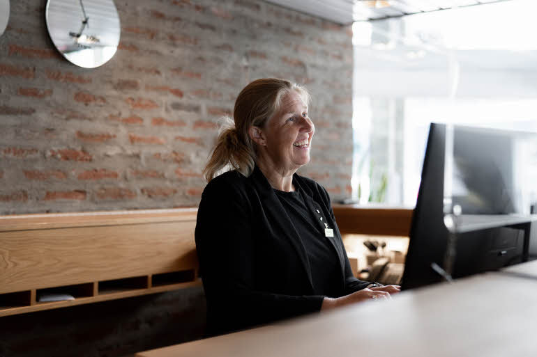 resepsjonist på scandic city