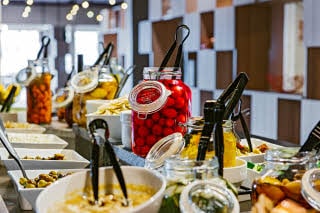 Restaurant buffet Scandic Helsingborg Nord