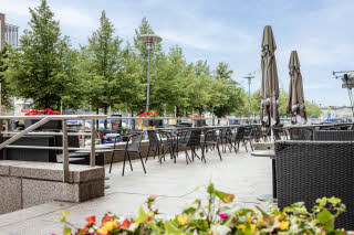 Terrasse hotell Scandic Grand Marina
