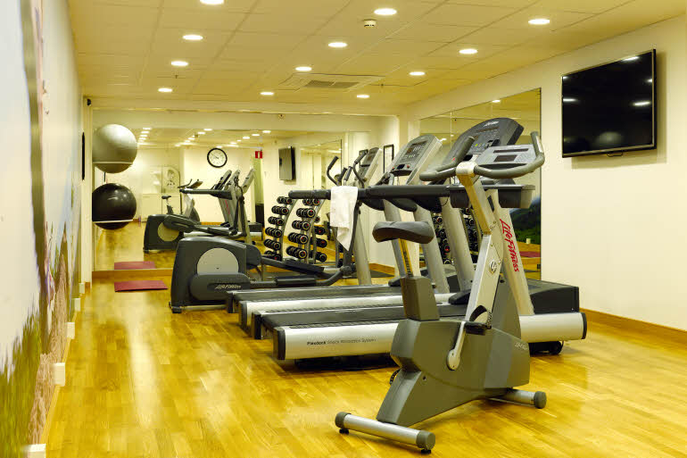 Treningsrom hotell Scandic Malmen Stockholm