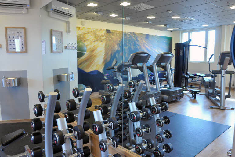 Treningsrom hotell Scandic Star Sollentuna