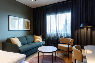 seating area in superior room best view at scandic kuopio in kuopio