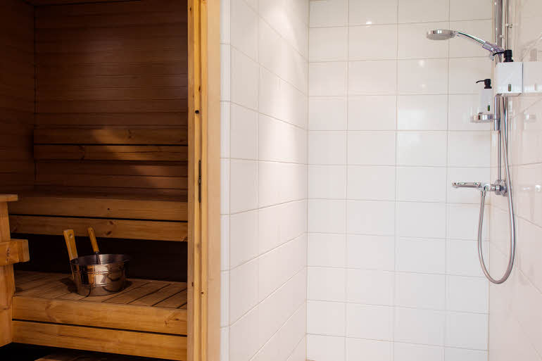 superior sauna baderom scandic polar rovaniemi