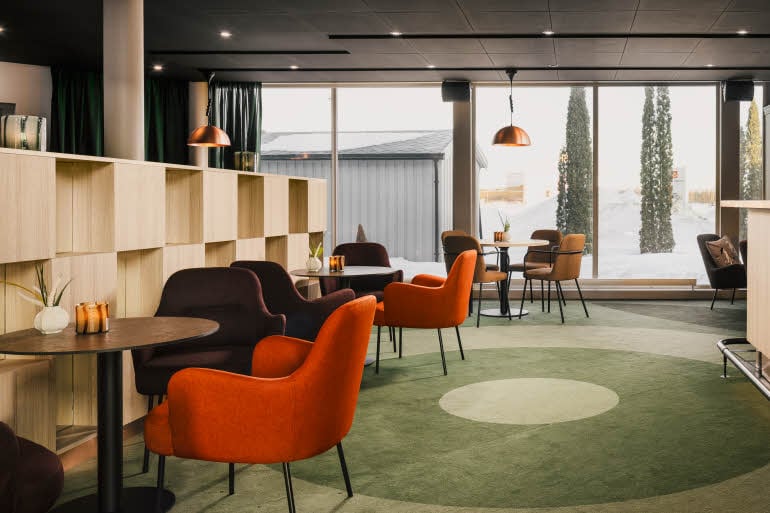 Lobby på Scandic Gardermoen