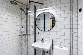 Bathroom in Scandic Seinajoki