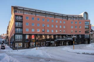 Fasade hotell Scandic Harstad Norge
