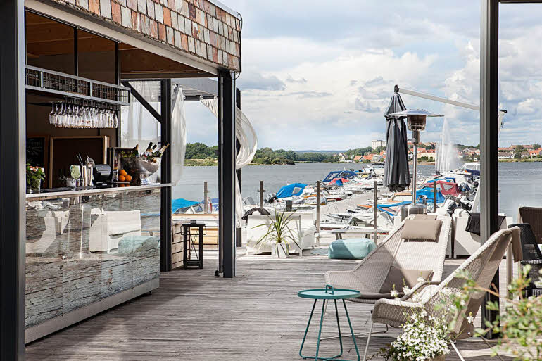 Terrace boats hotel Scandic Karlskrona