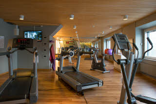 Treningsrom hotell Scandic Infra City