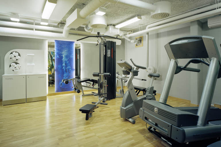 Treningsrom hotell Scandic Kungens Kurva